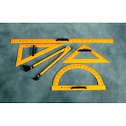 PEN2PAPER Drafting Tool Kit; Yellow; Pack - 5 PE1205942